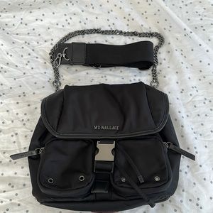 MZ Wallace Black Air Medium Apex Crossbody - Brand New